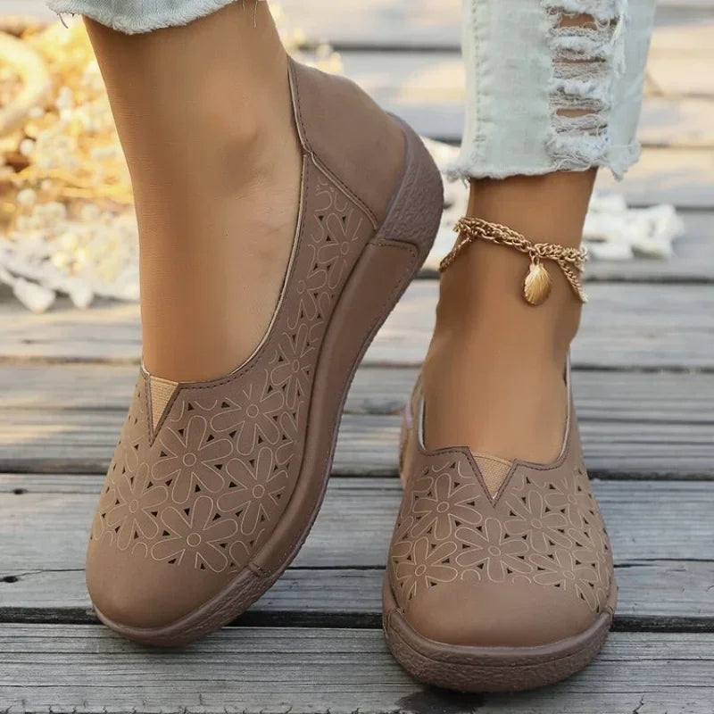 Spring Autumn Women Flats Platform Loafers Ladies Genuine Leather Comfort Wedge Moccasins Orthopedic Slip on Casual Shoes - Buy online at  Vibe In Cart.