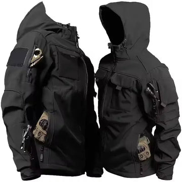 New Autumn WinterTactical Jackets Men Military Soft Shell Waterproof Windproof Hooded Jacket Outdoor Functional Multi-pockets - Buy online at  Vibe In Cart.