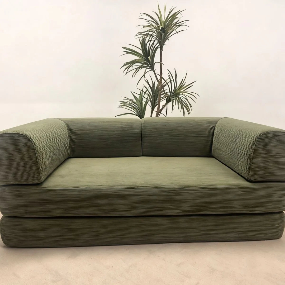 Italian Compressed Sofa Minimalist Retro Corduroy Sofa Bed Lounge Modular Couch Foldable Washable Customizable for Living Room - Buy online at  Vibe In Cart.