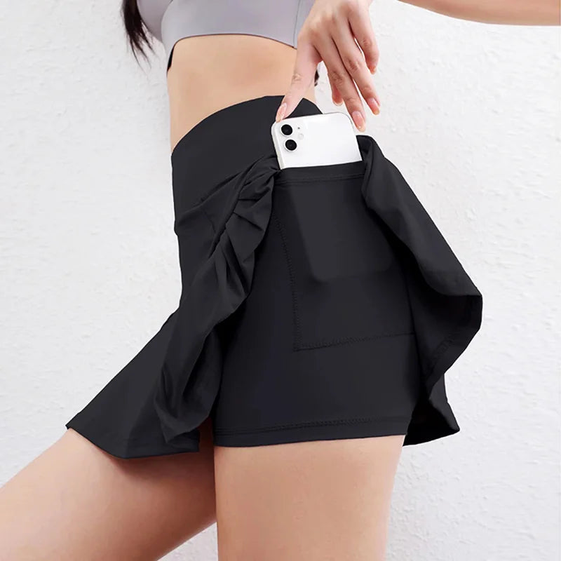 Sports Skirt Athletic Workout Pleated Dress Women Running Tennis Skirt Yoga Wear Active Clothing - Buy online at  Vibe In Cart.