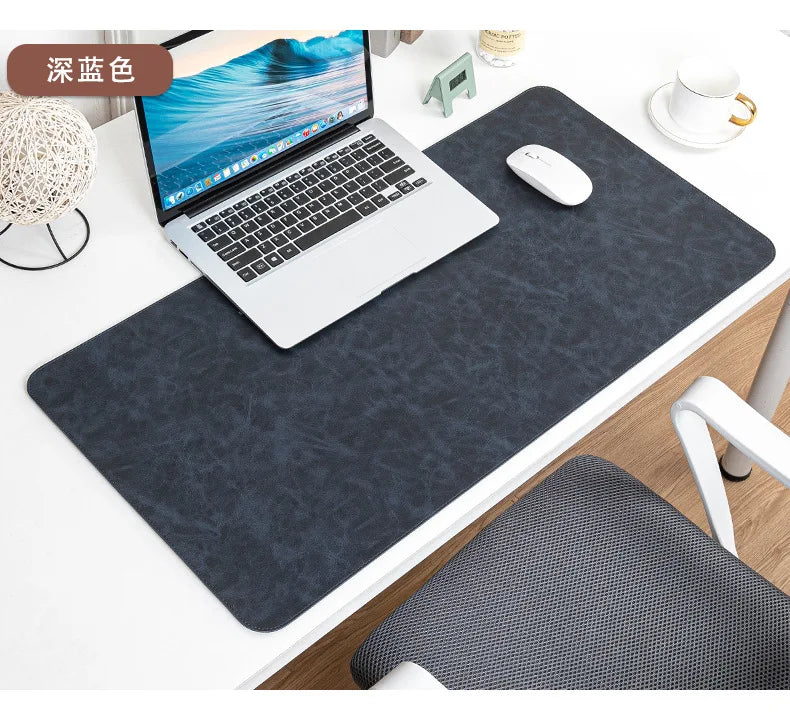 Waterproof Leather Desk Mat for Computer, Non-Slip and Easy to Clean