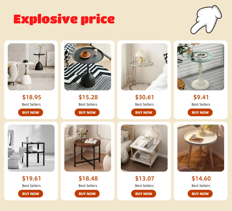 Nordic Bedside Table Living Room Sofa Corner Table Bedroom Bedside Table Metal Minimalist Night Tables Bedroom Furniture - Buy online at  Vibe In Cart.