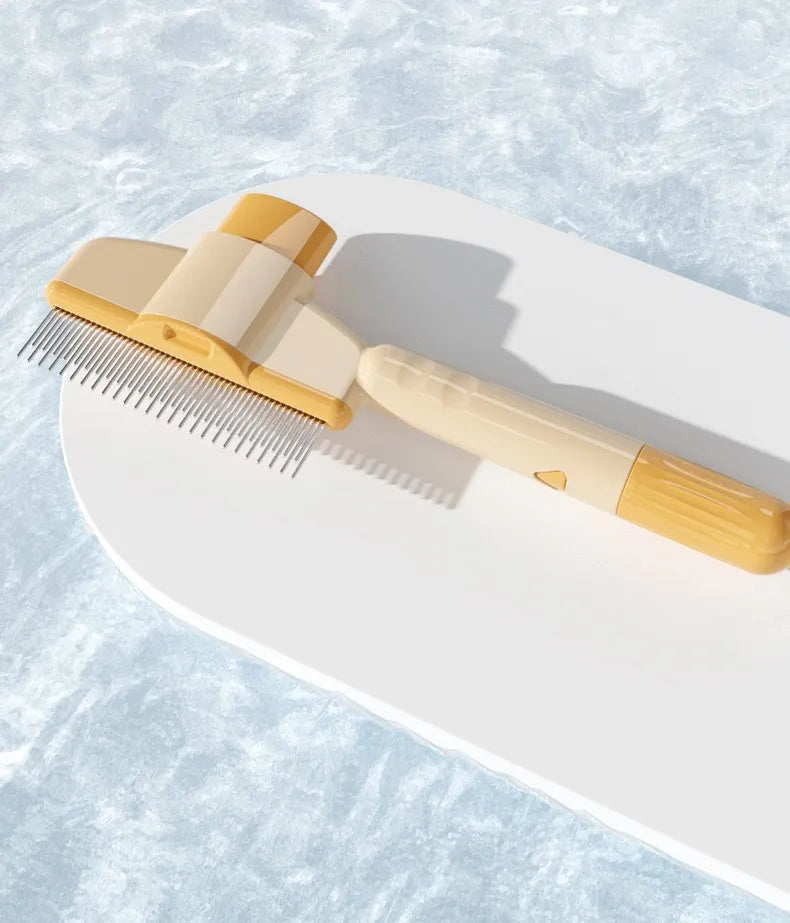 Dog Comb Pet Hair Remover One Button Dogs Brush Self-cleaning Cat Brush Massage Combs for Dog Grooming Brushes for Pet Products - Buy online at  Vibe In Cart.