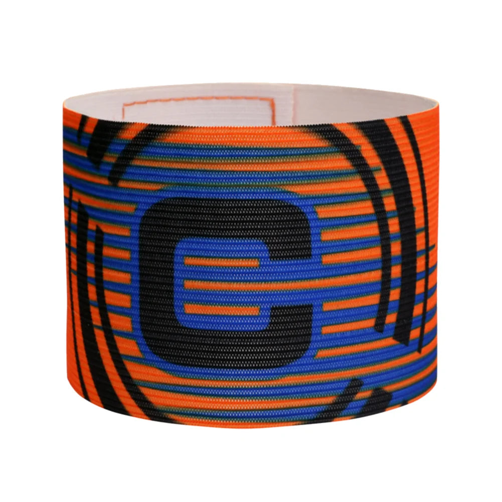 Adjustable Elastic Polyester Soccer Captain Armband for Training