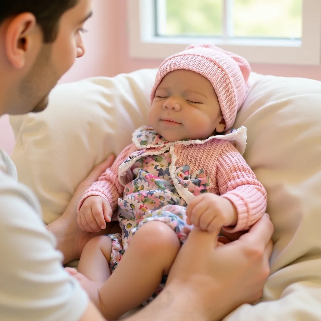 Aizwa1 13 Inch Pascale Soft Silicone Girl Bebe Newborn Baby реборн For Children Birthday Gifts Handmade Newbonr Baby Doll