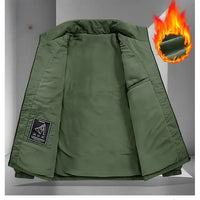 New Men Thick Warm Winter Jackets Casual Stand Solid Color Coats Outwear Men's Clothing Top - Buy online at  Vibe In Cart.