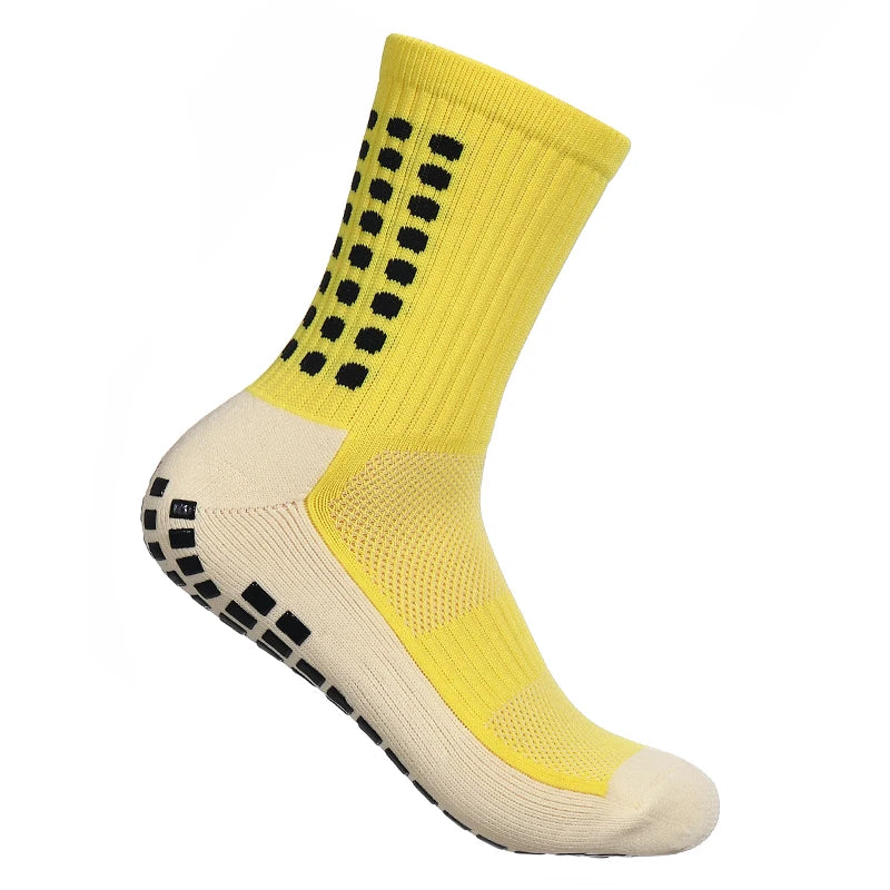 MagiMobo Grip Football Socks Glue Dispenser Men Mid Calf Socks Non Slip Running Sports Socks - Buy online at  Vibe In Cart.