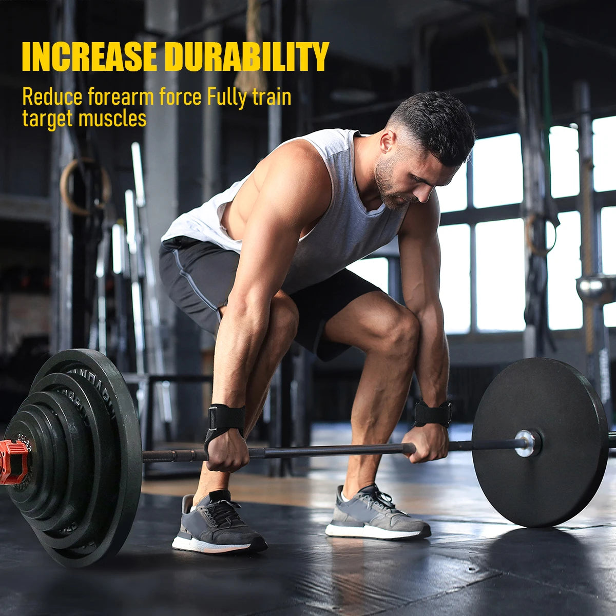 Cowhide Palm Protection Wear-resistant Non-slip Wrist Protection Equipment Fitness Weightlifting Booster Belt Deadlift Pull-ups - Buy online at  Vibe In Cart.