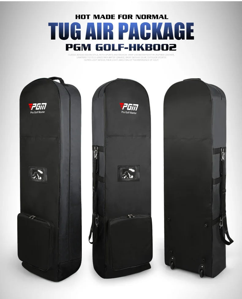 Foldable Polyester Golf Bag with Pulley and Single Layer