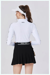 Blktee New Golf Skirt Women's Elastic Waist Sports Skirts Ladies Pleated Pockets Short Skort High Waist Tennis Golf Culottes - Buy online at  Vibe In Cart.