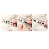 Set of 10 PVC Zipper Pull Replacement Clips for Bags