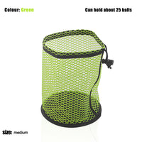 Nylon Drawstring Mesh Net Golf Ball Bag for 12-50 Balls