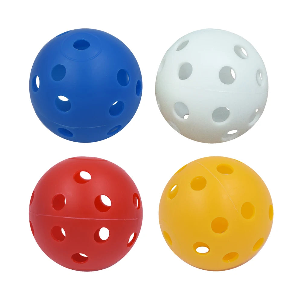10Pcs 41mm Golf Training Balls Plastic Airflow Hollow with Hole Golf Balls Outdoor Golf Practice Balls Golf Accessories - Buy online at  Vibe In Cart.