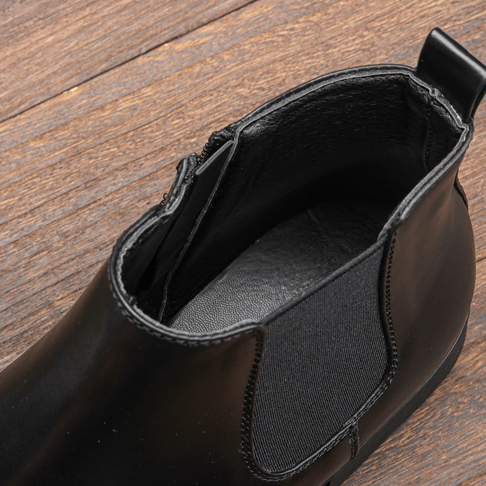 Size 7~13 Men Chelsea Boots  Ankle Boots soft leather Men Boots - Buy online at  Vibe In Cart.