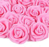 Artificial Foam Rose Flower Heads Set, 10 to 50 Pieces