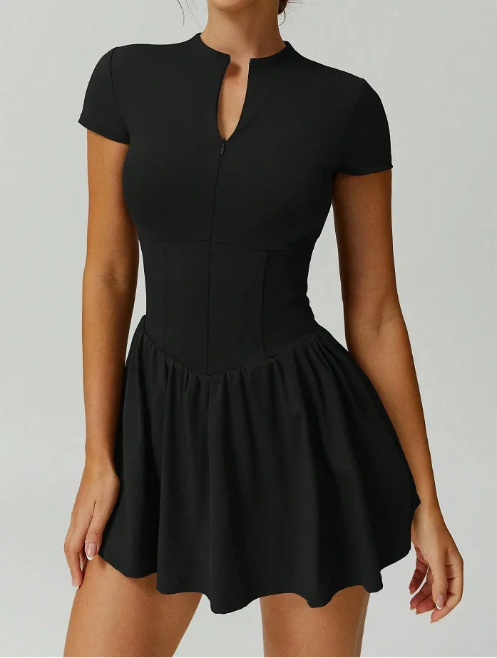 Tennis Dress With Shorts Tennis Wear Workout Gym Outfit Sport Golf Dress Women Casual Slim Fit Stretchy Badminton Clothing - Buy online at  Vibe In Cart.