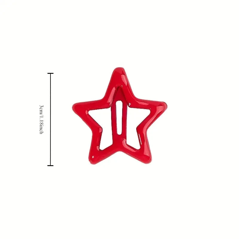 20pcs Colorful Star BB Hair Clips Adorable Hair Decoration for Girls and Kids Lovely Barrettes and Headwear Accessories - Buy online at  Vibe In Cart.