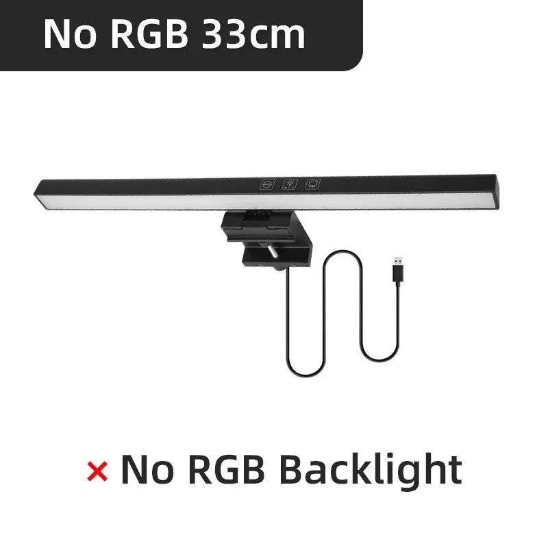 LED Desk Lamp for Monitor with RGB Backlight and Touch Controls