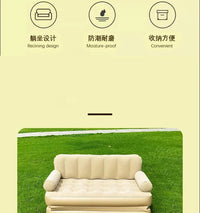 Seat Outdoor Inflatable Sofa Lazy Inflatable Sofa Bed Camping Inflatable Mattress Foldable Air Mattress Electric Inflation Pump - Buy online at  Vibe In Cart.