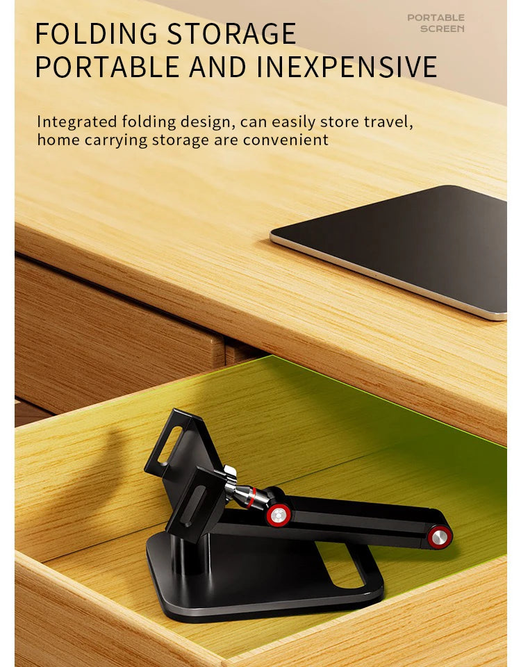 Adjustable VESA Monitor Stand for 10-20 Inch Screens with 360 Degree Swivel