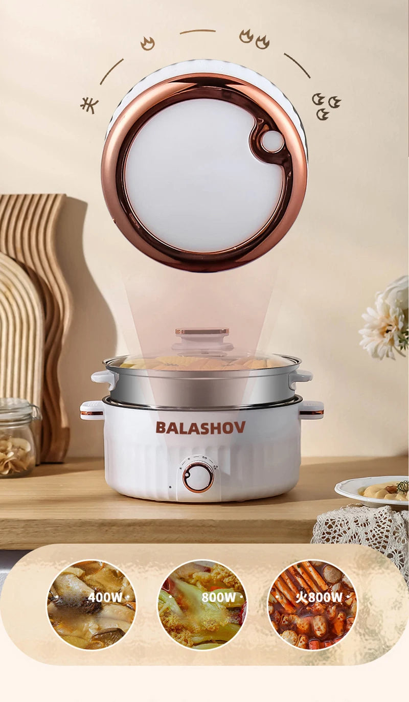 3L Portable Electric Rice Cooker 110V US Multifunctional Double Layer Pan Non-stick Cookware for Kitchen and Home Appliance - Buy online at  Vibe In Cart.