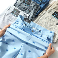 New Golf Shorts Mens Summer Slim Fit Baseball Golf Shorts Sweatpants Male Elastic Sports Wear Fast Dry Casual Trousers Running