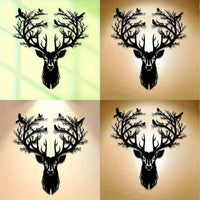 1-Piece 15.75×14.72-Inch Deer-Tree Metal Wall Sculpture | Halloween & Christmas Gift, Metal-Carved Indoor/Outdoor Decor - Buy online at  Vibe In Cart.