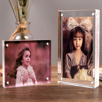 1 Pc Transparent Photo Frame Acrylic Magnetic Display Frame Poster Display Stand 3/5mm For Room Desk Home Decoration - Buy online at  Vibe In Cart.