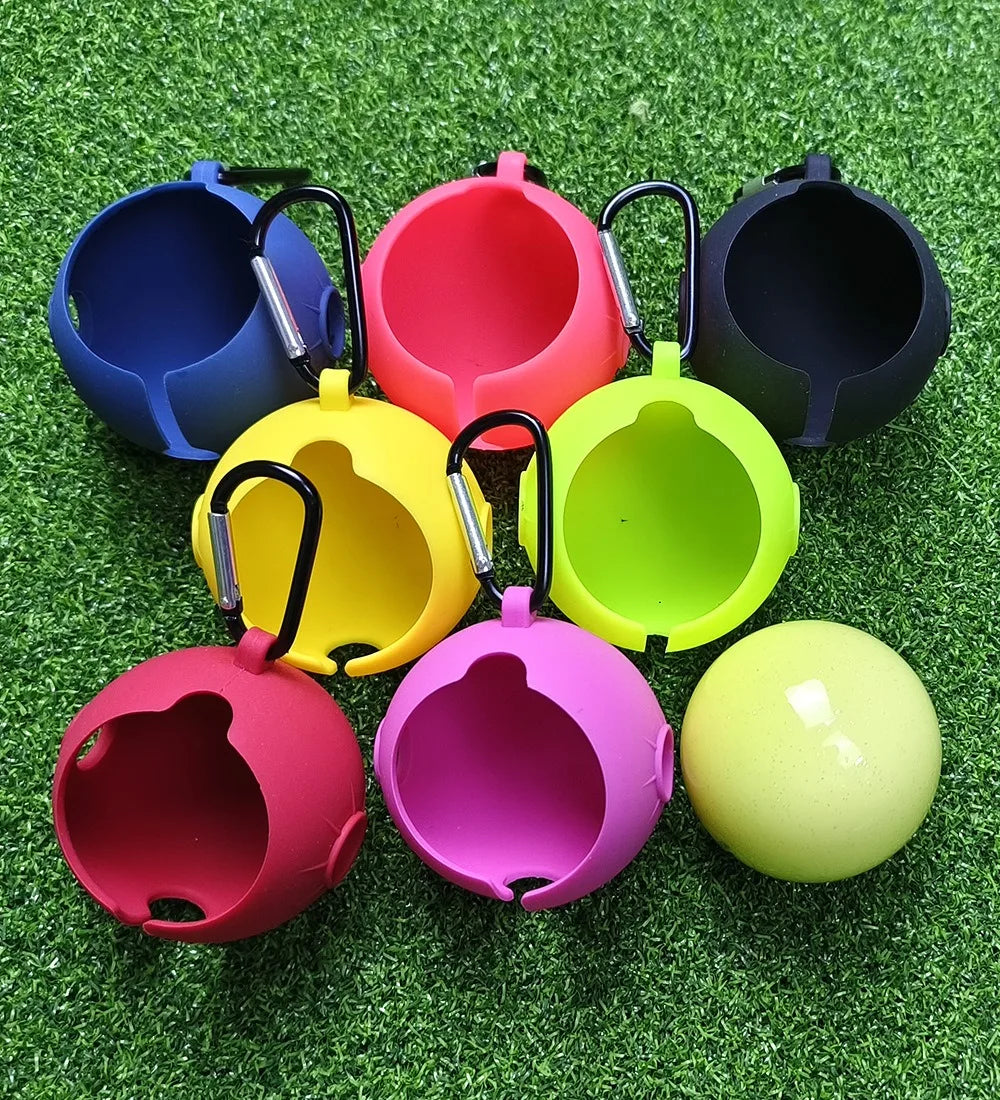 Portable Golf Storage Bag Golf Park Ball Silicone Sleeve With Carabiner Clip Golf Park Ball Carry Bag Golf Sports Accessories - Buy online at  Vibe In Cart.