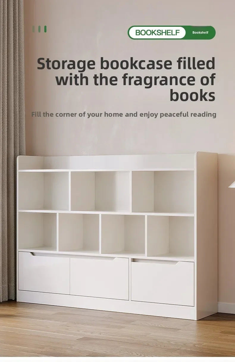 Lockers Household Simple Multi-grid Storage Organizing Cabinet Living  Display Cabinet Simple Bookshelf Multi-layer Shelf - Buy online at  Vibe In Cart.