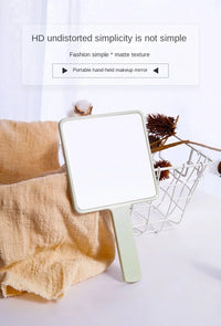Eyelash Extension Handheld Makeup Mirror Square Makeup Vanity Mirror with Handle Hand Mirror SPA Salon Compact Mirrors - Buy online at  Vibe In Cart.