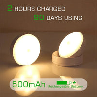 Night Light USB Motion Sensor Charging Round Energy-saving Led Lamp Bedroom Light Corridor Home Bathroom wall lights night light - Buy online at  Vibe In Cart.
