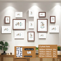 13pcs Wood Picture Frame Set for Wall Home Office Decor Festive Commemorative Gifts - Variety of Sizes for Photos - Buy online at  Vibe In Cart.