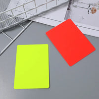 10pcs Referee Cards Set Red Yellow Judge Cards Football Soccer Standard Card Score Sheets Notebook Judge Cards Accessories - Buy online at  Vibe In Cart.