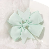 Kids Bow Hair Clip Set With 20 Or 40 Pieces, Random Colors, Grosgrain Ribbon