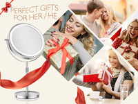 8 Inch Makeup Mirror With Light Lamp 10X Magnification 3 Color Lights,Adjustable Brightness Height Standing Cosmetic Mirror - Buy online at  Vibe In Cart.