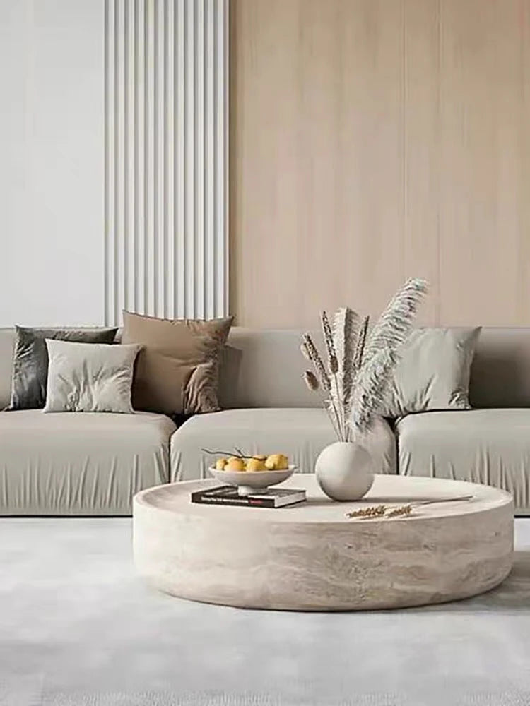 Modern Round Side Table Clear Japanese Industrial Simple Cute Space Saving Coffee Table Unique Mesas Bajas Living Room Furniture - Buy online at  Vibe In Cart.