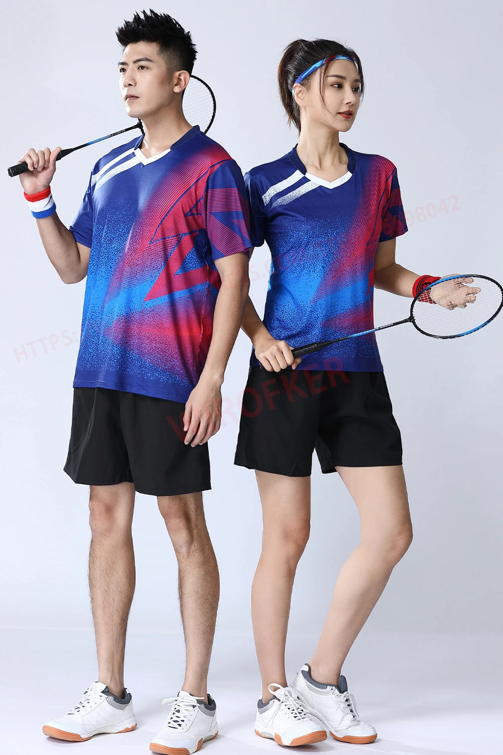 Women Table Tennis T-shirts Gradient Prints Badminton Sports Shirt Quick Dry Team Sportswear Tee Polyester Training Short Sleeve - Buy online at  Vibe In Cart.