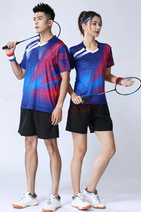 Women Table Tennis T-shirts Gradient Prints Badminton Sports Shirt Quick Dry Team Sportswear Tee Polyester Training Short Sleeve - Buy online at  Vibe In Cart.