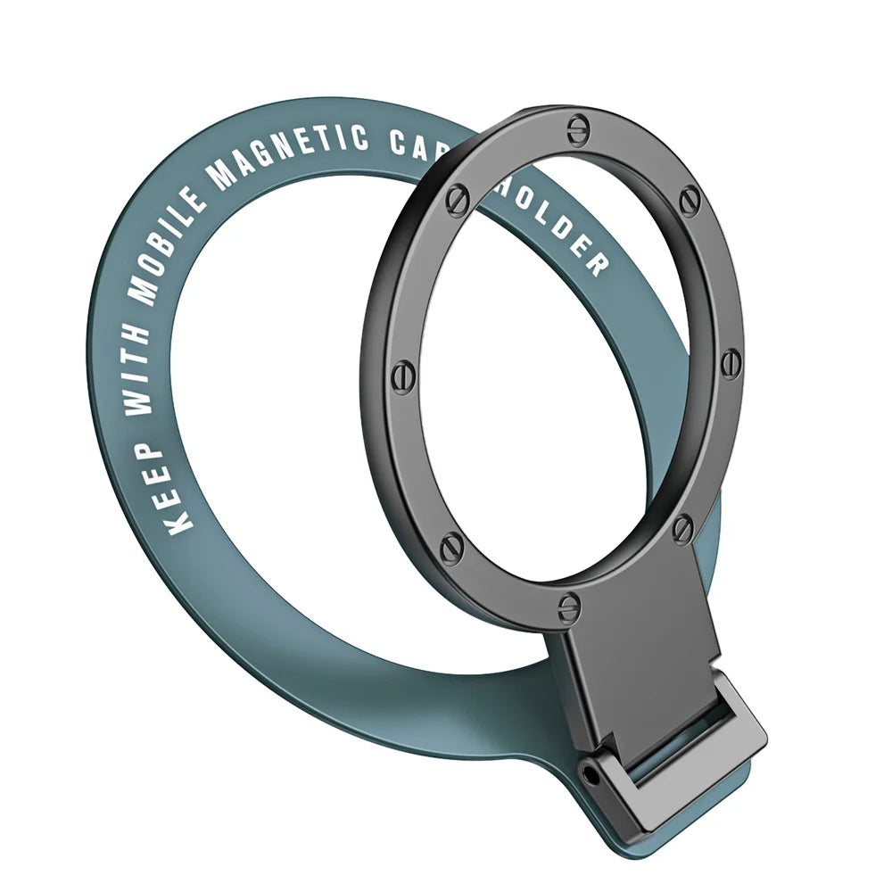 Magnetic Finger Ring Holder with Kickstand for Phones