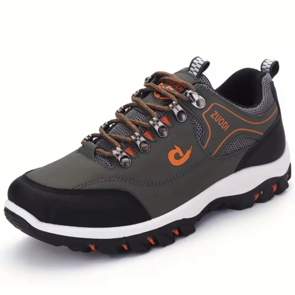 Men's Solid Sports Shoes with Microfiber Upper and EVA Sole