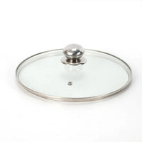 5 Tier Stainless Steel Steamer Pot Set 28cm Stackable with Glass Lid