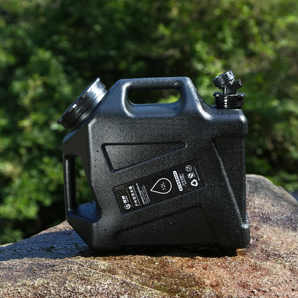 10/12L Outdoor Water Bucket Large-Capacity Portable Camping Water Bag Container with Faucet Driving Water Tank for Picnic Hiking - Buy online at  Vibe In Cart.