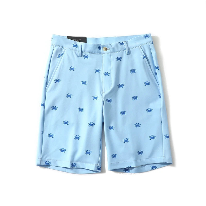 New Golf Shorts Mens Summer Slim Fit Baseball Golf Shorts Sweatpants Male Elastic Sports Wear Fast Dry Casual Trousers Running