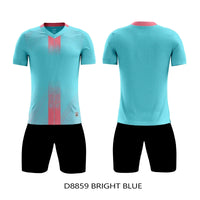 Unisex Soccer Uniform Jersey and Shorts Set for Futsal Training