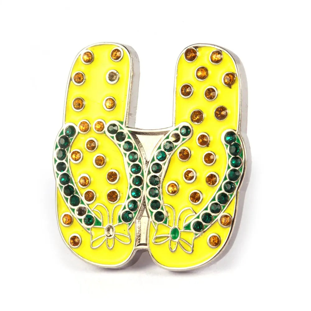 Magnetic Alloy Golf Marker with Hat Clip for Golf