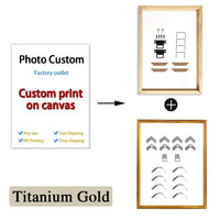 YWDECOR Custom Big Size Painting Canvas HD Print Your Picture Personalized Wall Art Poster Photo for Living Room Home Decor Gift - Buy online at  Vibe In Cart.