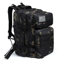 Outdoor Tactical Backpack for Men 45L Polyester with Molle