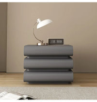 Modern Morocco Nightstand with Drawers and Storage