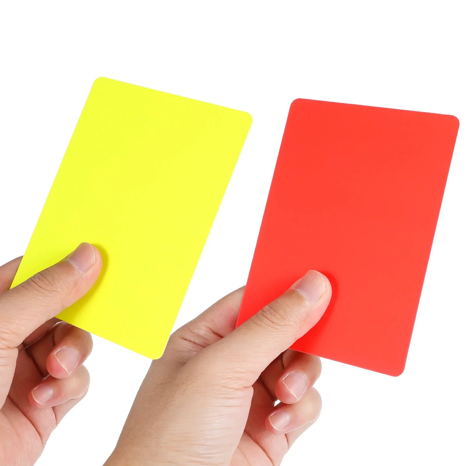 10pcs Referee Cards Set Red Yellow Judge Cards Football Soccer Standard Card Score Sheets Notebook Judge Cards Accessories - Buy online at  Vibe In Cart.